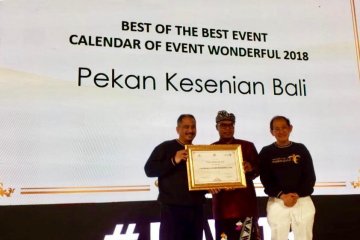 Kemenpar berikan penghargaan terbaik untuk Pesta Kesenian Bali