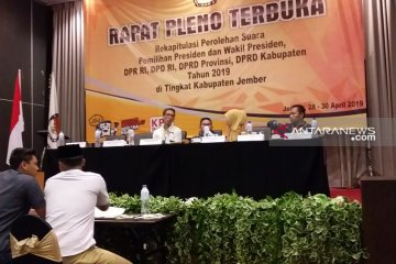 Jokowi-Ma'ruf unggul di 29 kecamatan di Jember