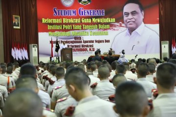 Menteri PANRB sebut reformasi birokrasi penopang Polri masa depan