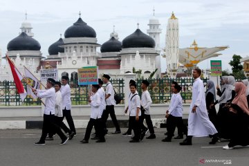 Pawai pelajar sambut bulan Ramadan