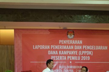 Gerindra laporkan dana kampanye Rp134 miliar