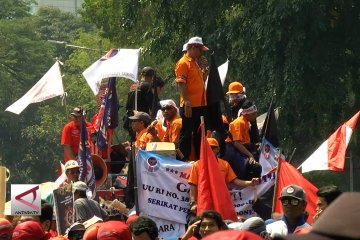 KSPI siap kerahkan 50 ribu peserta peringatan Hari Buruh di Senayan