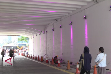Terowongan Kendal fasilitas nyaman bagi pejalan kaki
