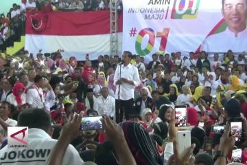 Joko Widodo optimistis raih suara terbanyak di Sukabumi