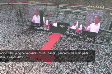 Flash - Jokowi-Amin berhasil putihkan GBK di kampanye pamungkas