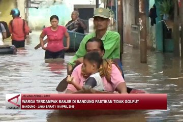 Warga terdampak banjir di Bandung pastikan tidak golput