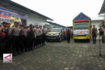 Polisi kawal ketat pendistribusian logistik pemilu