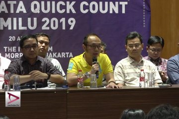 Sejumlah lembaga survei ekspos data quick count