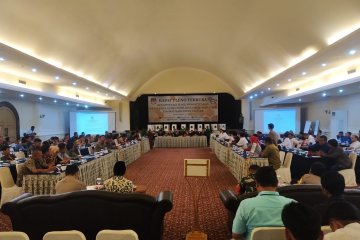 KPU Cianjur gelar rapat pleno di Cipanas