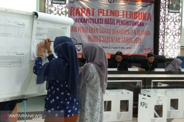 KPU Sleman mulai pleno terbuka rekapitulasi suara Pemilu 2019