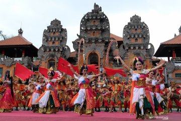 Pawai budaya Kota Gianyar