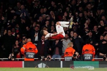 Aubameyang: kami cuma manusia biasa yang bereaksi dengan baik