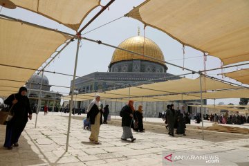 Persiapan ramadhan di Masjid Al-Aqsa