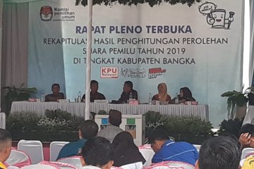 Jadwal rapat pleno terbuka KPU Bangka bertambah