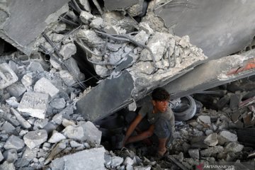 Serangan udara Israel hancurkan sekolah di Gaza