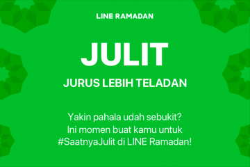 Line hadirkan fitur Ramadhan, dari Julit hingga Baper