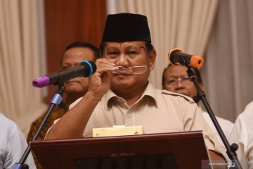 Jumpa pers Prabowo Subianto