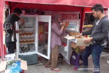 Kulkas takjil gratis 24 jam di Medan
