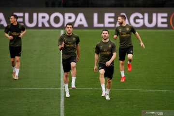 Latihan Arsenal jelang semifinal Liga Europa