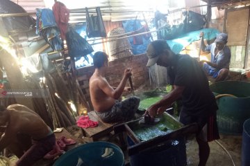 Produsen dawet-cincau Palembang habiskan satu ton bahan baku per hari