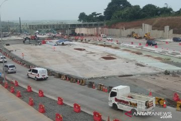 Pembangunan gerbang tol pengganti Cikarut sudah 70 persen