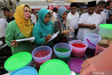 BPOM Sumsel periksa sample makanan di Pasar Bedug