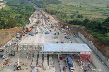 Proyek pembangunan pengganti gerbang tol Cikarang Utama