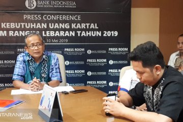 Jelang Idul Fitri, BI siapkan  Rp1,9 triliun uang baru di Sulteng