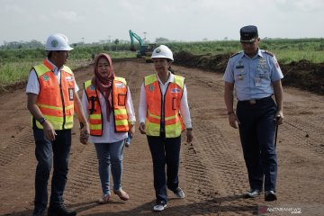 Menteri BUMN tinjau pembangunan Bandara JB Soedirman