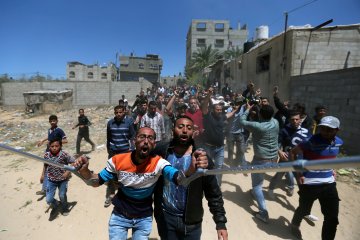 Pasukan Israel lukai 67 orang Palestina di perbatasan Jalur Gaza