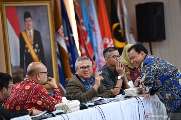 KPU agendakan tujuh provinsi dalam rapat rekapitulasi Rabu