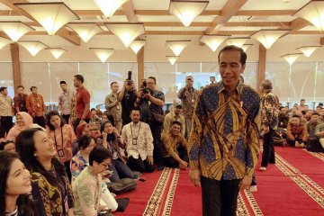 Presiden Jokowi buka puasa bersama wartawan