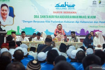 Sahur keliling Shinta Nuriyah Abdurrahman Wahid