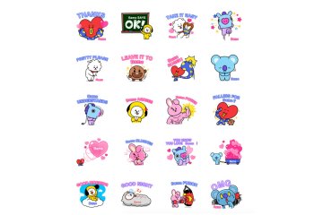 Line hadirkan stiker BTS BT21