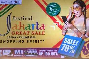 Jakarta kondusif, Festival Jakarta Great Sale dimulai malam ini