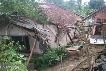 Lokasi bencana pergeseran tanah di Nyalindung menjadi kampung mati