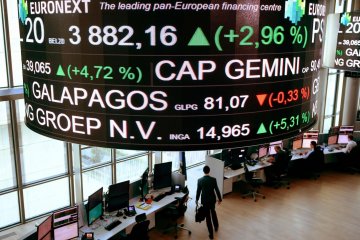 Saham Prancis "rebound," Indeks CAC 40 terangkat 0,20 persen