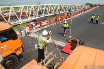 Uji beban jembatan Kolonel Sunandar II