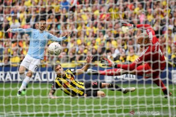 Final Piala FA : City unggul 2-0 atas Watford di babak I