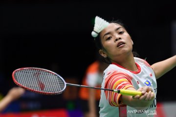 Piala Sudirman: Gregoria Mariska Tunjung libas pebulu tangkis Inggris, bawa Indonesia unggul sementara 2-0