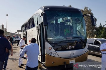 Pasukan Mesir tewaskan 12 tersangka gerilyawan pascaledakan bus