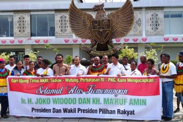 Cakra 19 Papua sampaikan selamat buat Jokowi-Ma'ruf