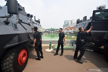 Polisi juga perketat pengamanan gedung Parlemen