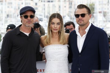 Brad Pitt dan Leonardo DiCaprio hadiri Festival Film Cannes