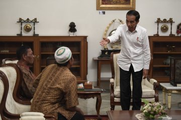 Presiden menerima PKL korban penjarahan aksi 22 Mei