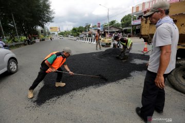 Perbaikan jalur mudik ujung Sumatera