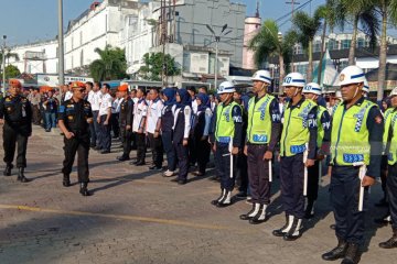 KAI Tanjungkarang gelar apel kesiapsiagaan layanan Lebaran