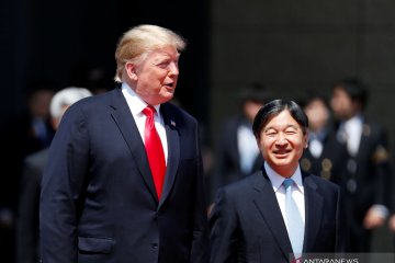 Donald Trump di sambut Kaisar Jepang Naruhito