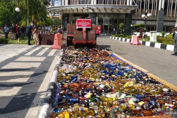 Polda Riau musnahkan 15,5 kg sabu-sabu dan 30.000 pil ekstasi