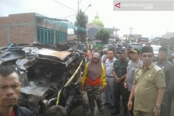 Dua korban mobil terbakar warga Kota Lubuklinggau Sumsel